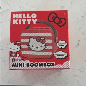 Hello Kitty Red and White Bluetooth Boombox